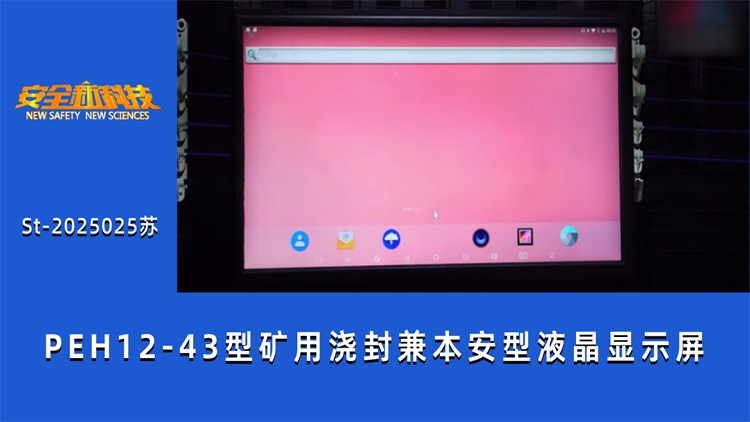 PEH12-43型矿用浇封兼本安型液晶显示屏