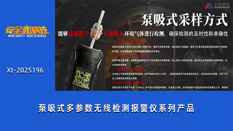 泵吸式多参数无线检测报警仪系列产品